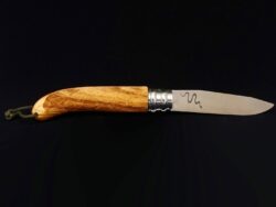 Couteau Verdier l'alpage python en bois d'olivier